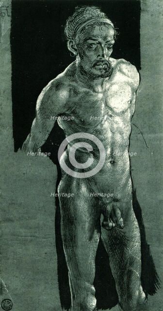 Self-portrait as a Nude , ca 1506. Creator: Dürer, Albrecht (1471-1528).