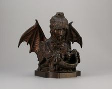 Self-Portrait as a Chimera, ca. 1880. Creator: Sarah Bernhardt