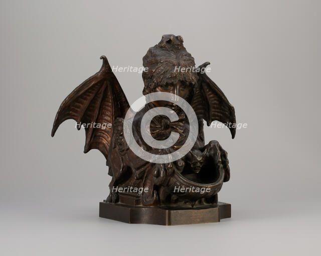 Self-Portrait as a Chimera, ca. 1880. Creator: Sarah Bernhardt.