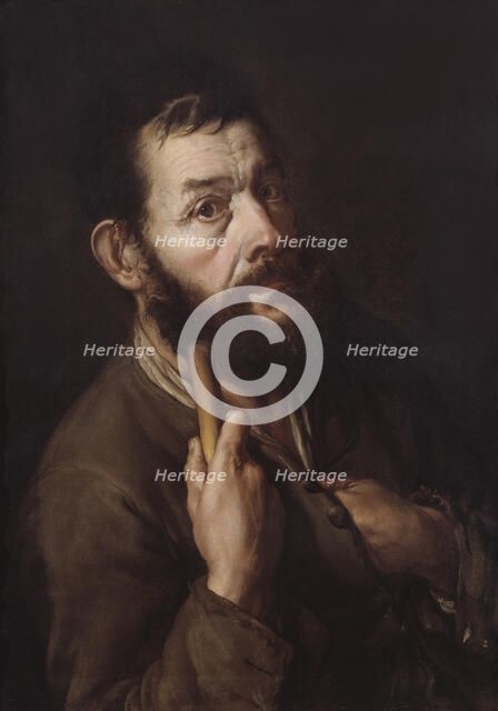 Self-Portrait as a Pilgrim, 1737. Creator: Ceruti, Giacomo Antonio (1698-1767).