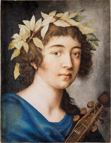 Self-portrait as Apollo, 1618-1620. Creator: Garzoni, Giovanna (1600-1670)