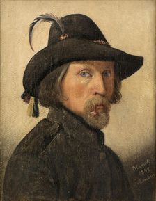 Self-Portrait as Legionnaire, 1848. Creator: Ditlev Blunck