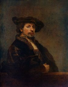 Self Portrait at the Age of 34 1640, (1912).Artist: Rembrandt Harmensz van Rijn