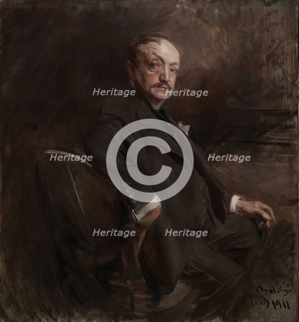 Self-Portrait at the Age of 69, 1911. Creator: Boldini, Giovanni (1842-1931).
