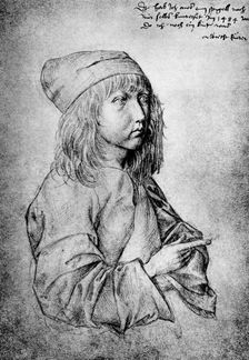 Self portrait at the age of thirteen 1484, (1936). Artist: Albrecht Dürer