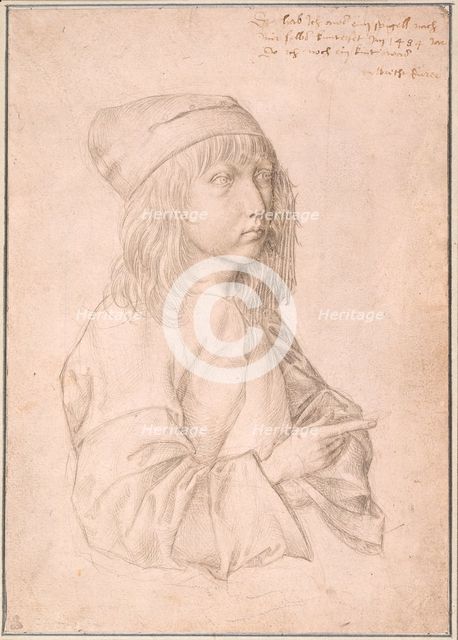 Self-portrait at the age of thirteen, 1484.