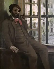Self-Portrait at Sainte-Pélagie (Le prisonnier de Sainte-Pélagie), ca 1872