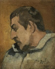 Self-Portrait (Autoportrait à l'ami Daniel), 1896. Creator: Gauguin, Paul Eugéne Henri (1848-1903)