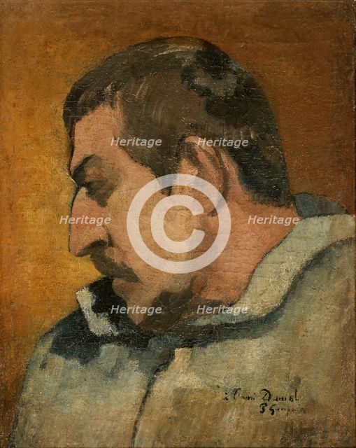 Self-Portrait (Autoportrait à l'ami Daniel), 1896. Creator: Gauguin, Paul Eugéne Henri (1848-1903).