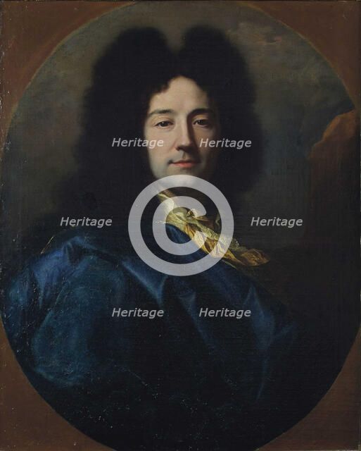 Self-Portrait (Autoportrait, dit "au manteau bleu"), 1696. Creator: Rigaud, Hyacinthe François Honoré (1659-1743).