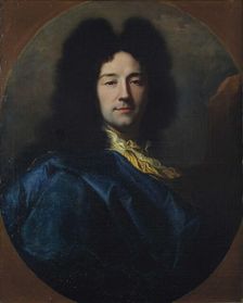 Self-Portrait (Autoportrait, dit "au manteau bleu"), 1696. Creator: Rigaud, Hyacinthe François Honoré (1659-1743)