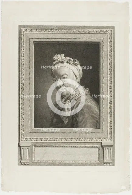 Self-Portrait, before 1780. Creator: Juste Chevillet.