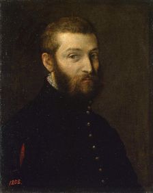 Self-Portrait between 1558 and 1563. Creator: Veronese, Paolo (1528-1588)