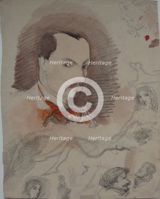 Self-Portrait, Between 1844 and 1847.