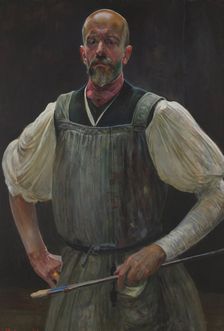 Self-Portrait, between 1908-1915. Creator: Jacek Malczewski