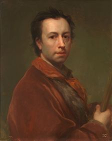 Self-portrait, between c1761 and c1769. Creator: Anton Raphael Mengs