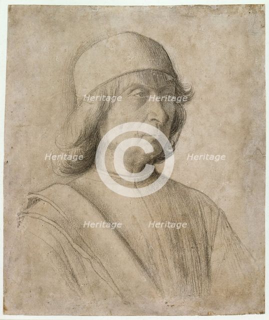 Self-portrait, c 1497. Creator: Bellini, Gentile (ca. 1429-1507).