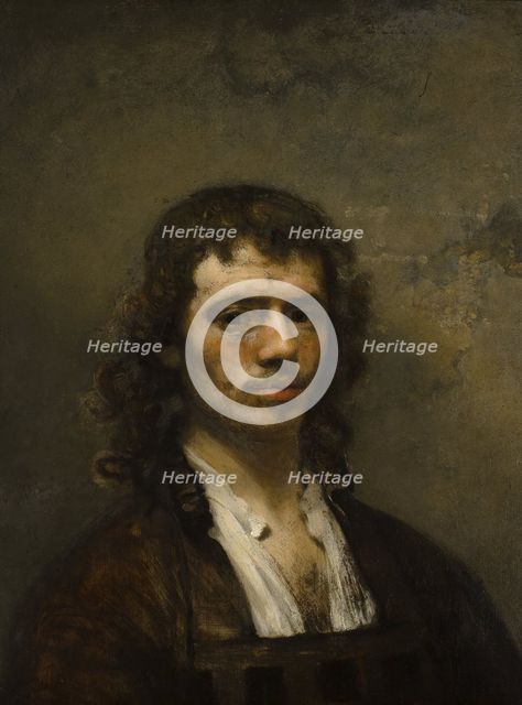 Self-Portrait, c. 1645. Artist: Fabritius, Carel (1622-1654)