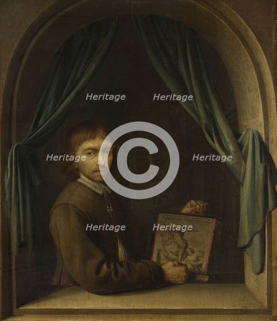 Self-Portrait, c.1655. Creator: Pieter Cornelisz. van Egmondt.