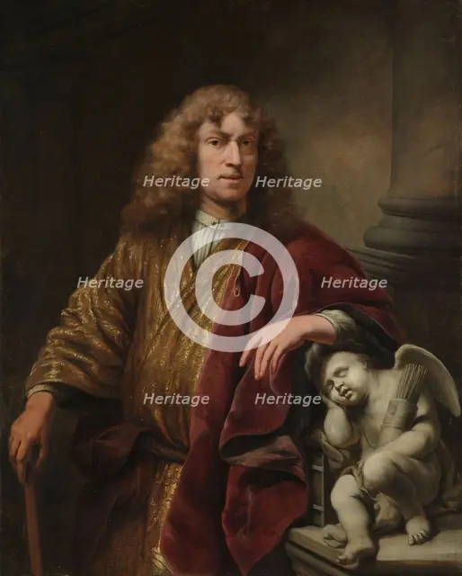 Self Portrait, c.1669. Creator: Ferdinand Bol.