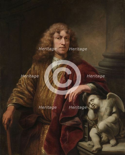Self Portrait, c.1669. Creator: Ferdinand Bol.