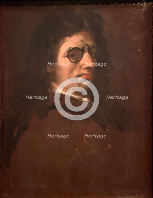 Self-Portrait, c. 1670. Creator: Giordano, Luca (1632-1705).