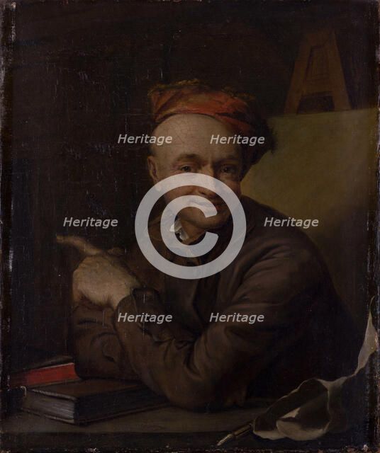 Self-portrait, c 1740. Creator: La Tour, Maurice Quentin de (1704-1788).