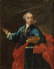 Self-Portrait, c. 1750. Creator: Longhi, Pietro (1701-1785)