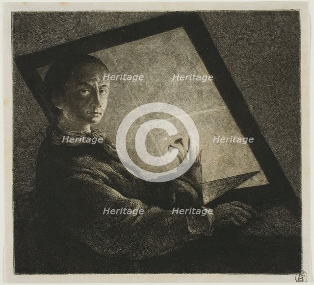 Self-Portrait, c. 1778. Creator: Jean Pierre Norblin.