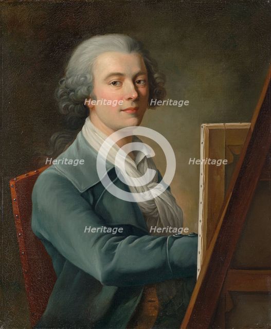 Self-Portrait, c. 1785. Creator: Hetsch, Philipp Friedrich (1758-1838).