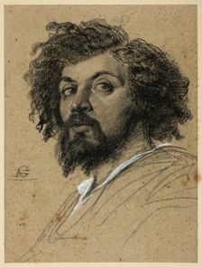 Self-Portrait, c. 1830. Creator: Auguste Barthelemy Glaize