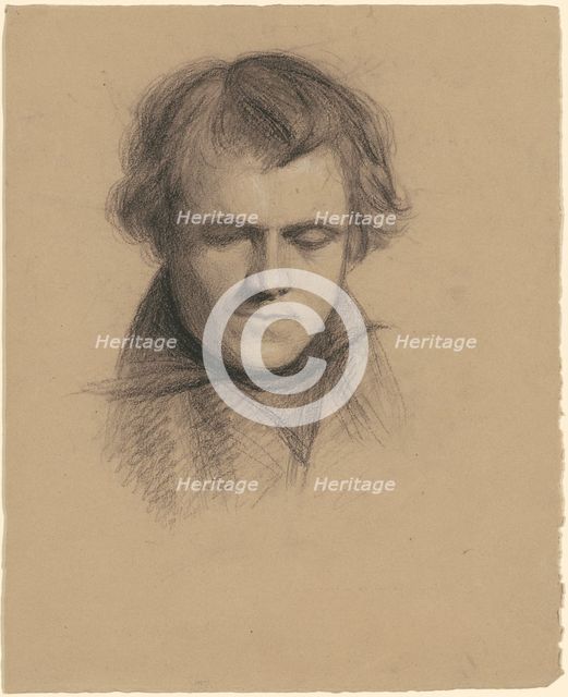 Self-Portrait, c. 1830s. Creator: Seth Wells Cheney.