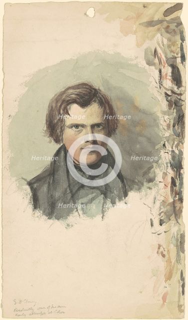 Self-Portrait, c. 1830s. Creator: Seth Wells Cheney.