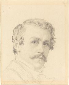 Self-Portrait, c. 1850. Creator: Eastman Johnson