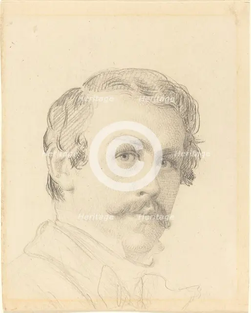 Self-Portrait, c. 1850. Creator: Eastman Johnson.