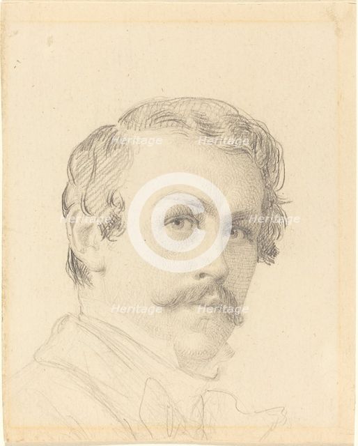 Self-Portrait, c. 1850. Creator: Eastman Johnson.