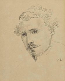 Self-Portrait, c. 1853. Creator: Pissarro, Camille (1830-1903)