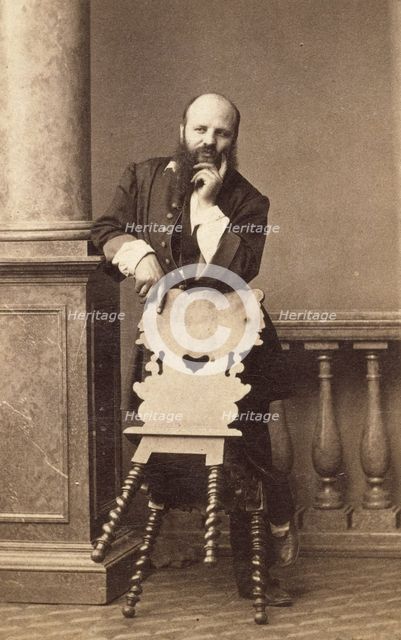 Self-portrait, c.1860. Creator: Andre-Adolphe-Eugene Disderi.