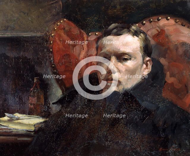 Self-Portrait, c. 1883-1885. Creator: Cross, Henri Edmond (1856-1910).