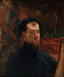 Self-Portrait, c. 1886-1888. Creator: Cottet, Charles (1863-1925)