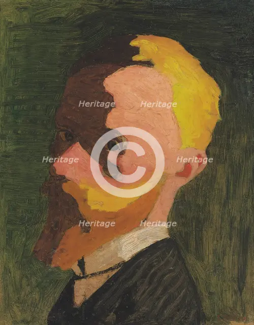 Self-Portrait, c. 1890. Creator: Vuillard, Édouard (1868-1940).