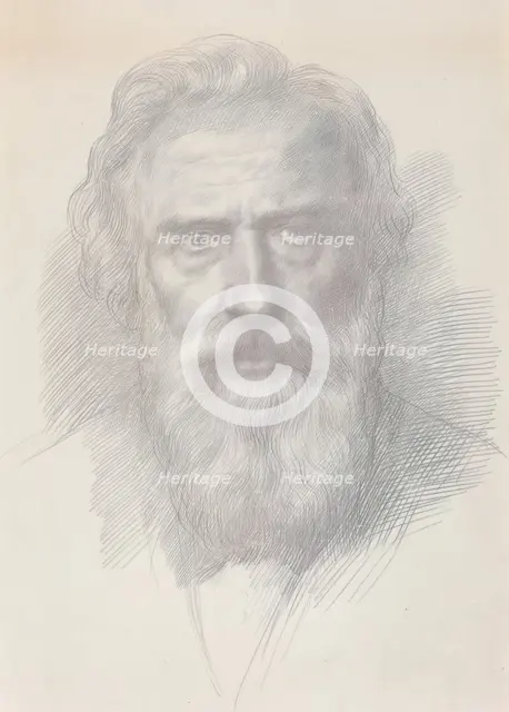 Self-Portrait, c. 1895. Creator: Alphonse Legros.