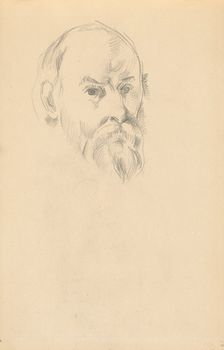 Self-Portrait, c. 1895. Creator: Paul Cezanne