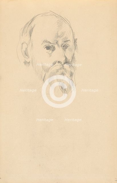 Self-Portrait, c. 1895. Creator: Paul Cezanne.