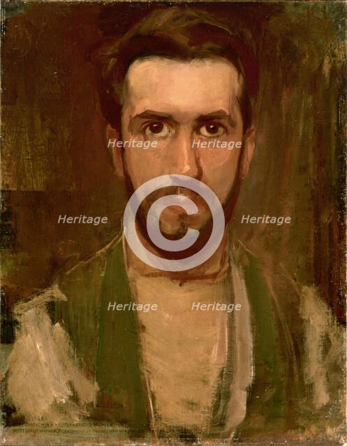 Self-portrait, c. 1900. Creator: Mondrian, Piet (1872-1944).