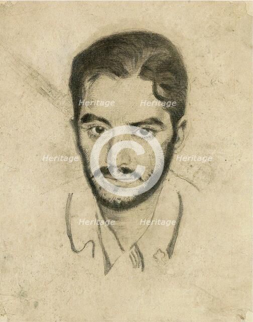 Self-Portrait, c. 1905. Creator: Genin, Robert (1884-1941).