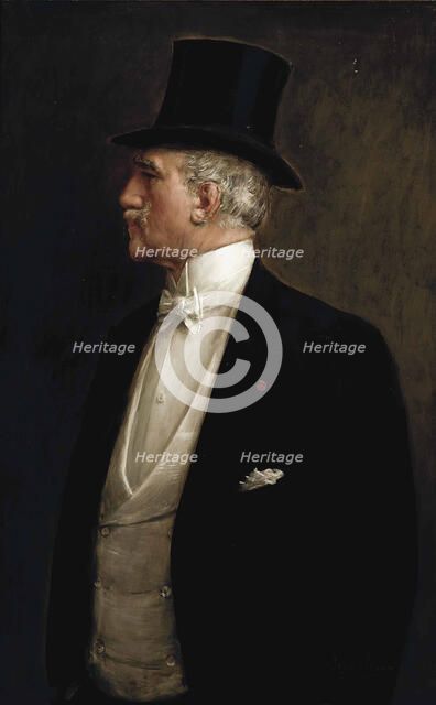 Self-Portrait, c. 1909. Creator: Béraud, Jean (1849-1936).