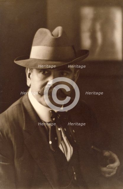 Self-Portrait, c.1910. Creator: Louis Fleckenstein.