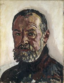 Self-Portrait, c. 1916. Creator: Hodler, Ferdinand (1853-1918)