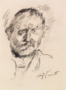 Self-Portrait, c. 1925. Creator: Corinth, Lovis (1858-1925)